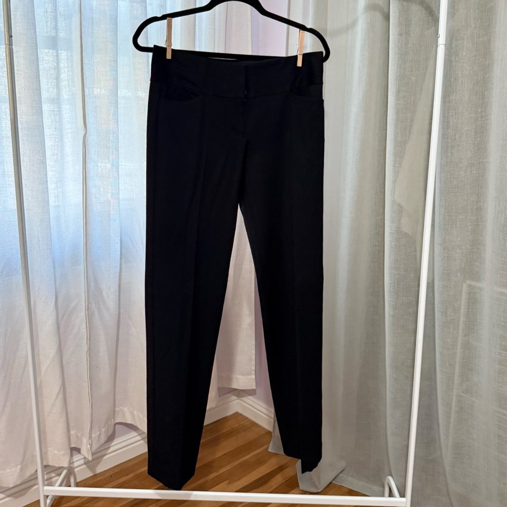 Express Editor Straight Leg Slack (Black)